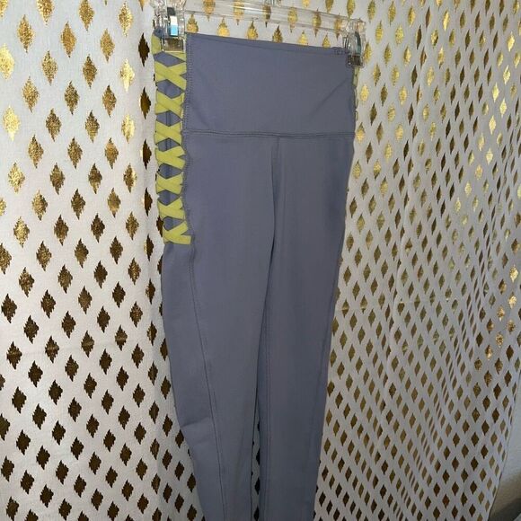 Fabletics Define PowerHold High-Waisted Legging leggings grey Pebble leaf size X - Picture 5 of 7